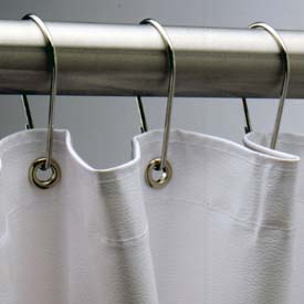 Picture of Bobrick Washroom Equipment B489126 Shower Curtain Hook&#44; Satin