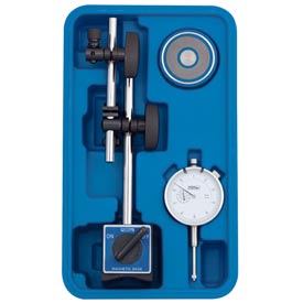 B228445 Fine Adjustable Mag Base with AGD White Face Indicator Set