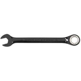 Proto B1420819 Black Chrome Combination Locking Flex-Head Ratcheting Wrench, 0.75 in. - Spline