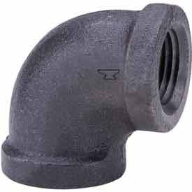 B1754477 2 in. Black Malleable 90 deg Elbow - 150 PSI