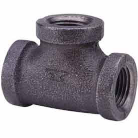 B1754531 2 in. Black Malleable Tee - 150 PSI
