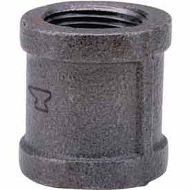 B1754504 2 in. Black Malleable Coupling - 150 PSI
