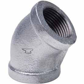 B1754629 2 in. Galvanized Malleable 45 deg Elbow - 150 PSI