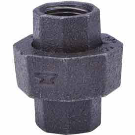 B1754455 1 in. Black Malleable Union - 150 PSI
