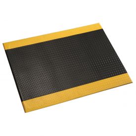 252664YB Diamond Plate 0.5 in. Thick Mat, Black & Yellow Border - 36 x 48 in.