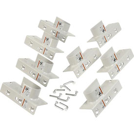 653CP8 Axle Brackets - 4 Pair - Gray