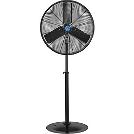 Continental Dynamics 30in Premium Oscillating Pedestal Fan, TEAO Motor, 9,400 CFM, 465W, 1/2 HP