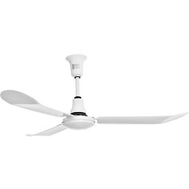 Picture of Global Industries 292677 Indoor & Outdoor Ceiling Fan 60 in. with 4 Speed Control&#44; 120V&#44; 8&#44;000 CFM&#44; White