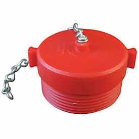 B1246874 Fire Hose Red Hose Plug - 2.5 in. NH - Plastic