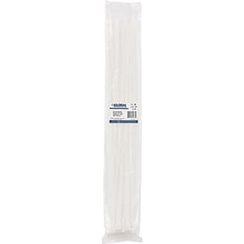 Cable Tie, 24 in L, 7 in Max Bundle Dia., Natural, 175 lb Strength, 100 PK