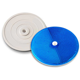102225 3-1/4" Blue Centermount Reflector, Plastic Backplate, RT-90B