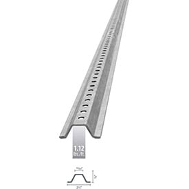Picture of Tapco B1891762 U-Channel Sign Post&#44; 7 ft.&#44; 1.12 lbs ft.&#44; Galvanized Post&#44; Holes 30 in. Down Post