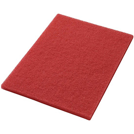 641307RD 14 x 20 in. Red Buffing Pad - 5 Per Case