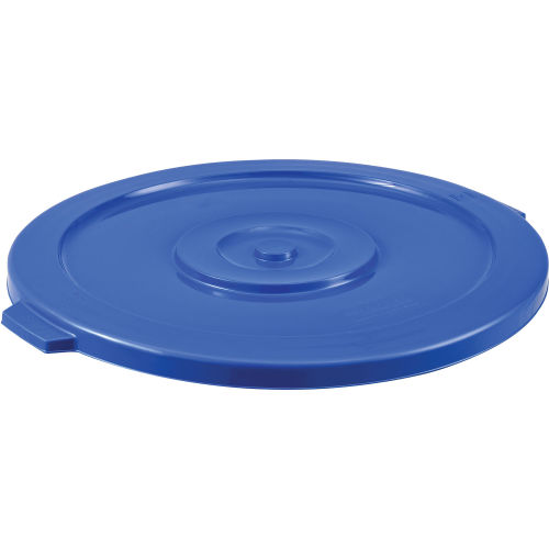 240461BL Trash Container, Garbage Can Lid - 32 gal, Blue