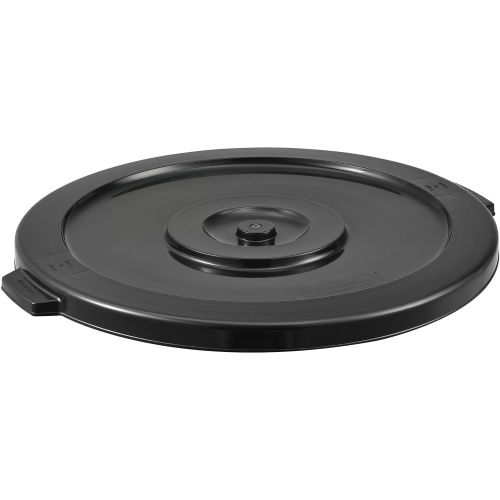240461BK Trash Container, Garbage Can Lid - 32 gal, Black