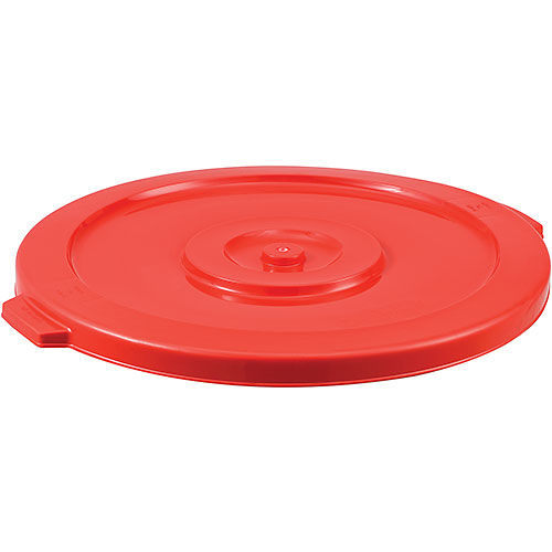 240461RD Trash Container, Garbage Can Lid - 32 gal, Red