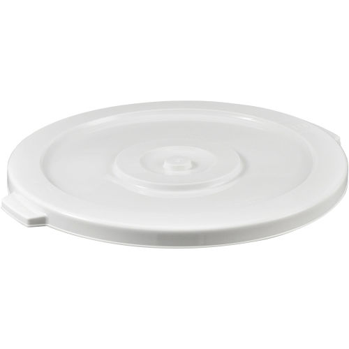 240461WH Trash Container, Garbage Can Lid - 32 gal, White