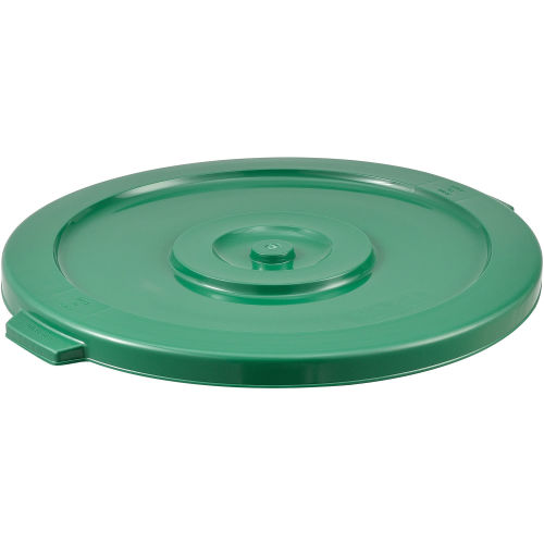 240461GN Trash Container, Garbage Can Lid - 32 gal, Green