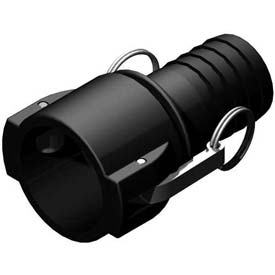 Picture of CPP-LM B700380 2 in. Female Part C Camlock 2 in. Hose Barb - Black