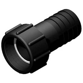 Picture of CPP-LM B700390 2 in. Female NPT Pipe Thread x 2 in. Hose Barb - Black