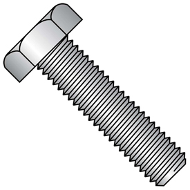 B2100738 Hex Tap Bolt - 0.38-16 x 2 in. - Grade 5 - Medium Carbon Steel - Zinc CR Plus 3 - FT - A307 - Pack of 50