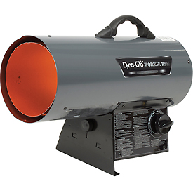 Dyna-Glo Workhorse 30K - 60K BTU LP Forced Air Heater - Gray