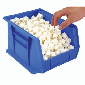 184814BL Plastic Stacking Bin - 8.25 x 10.75 x 7 in., Blue