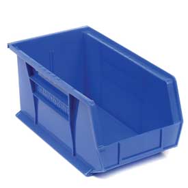 184815BL Plastic Stacking Bin - 8.25 x 14.75 x 7 in., Blue
