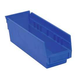 Picture of Akro-Mils 752356BL Plastic Shelf Bin - 4.13 x 11.63 x 4 in.&#44; Blue