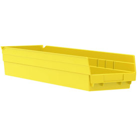Picture of Akro-Mils 752361YL Plastic Shelf Bin Nestable - 6.63 x 23.63 x 4 in.&#44; Yellow