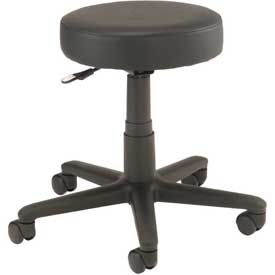 240152BK Shop Stool - Vinyl - Black -  Global Industrial