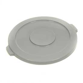 240457GY Trash Container Lid, Garbage Can Lid - 10 gal - Gray