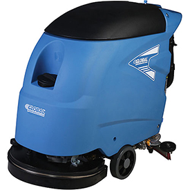 Electric Auto Floor Scrubber 20 in. Cleaning Path - Corded - Blue