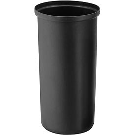 262006 20 gal Rigid Plastic Liner for Aluminum Trash Can - Black