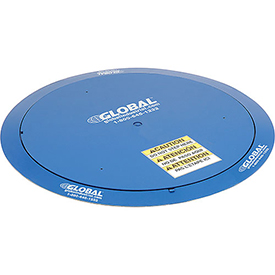 988946 Best Value Pallet Carousel & Skid Turntable 4000 lbs - 51 in. Dia. - Blue