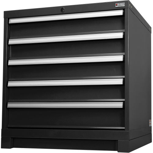 316077 Cabinet Base for Modular Drawer Cabinet - 30 x 27 in., Black