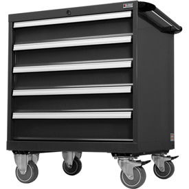 Handle & Wheel Kit for Modular Drawer Cabinet, 30 x 27 in. - Black