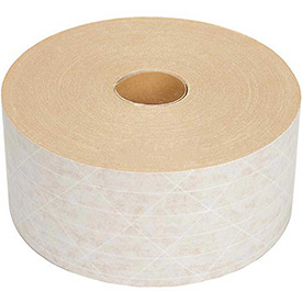B2273263 Light Duty Reinforced Water Activated Kraft Tape, 3 in. x 375 ft. - White