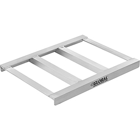 799147 Nestable Dunnage Bridge, 24 x 18 in., Silver