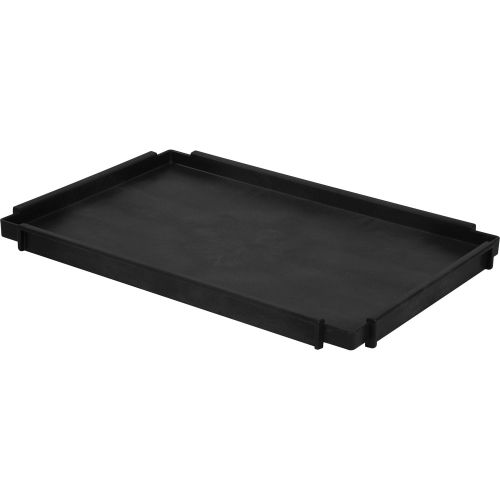 800338 Optional 2.5 in. Tray Black Shelf for Plastic Service Cart