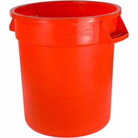 B641824 Bronco Waste Container, 10 gal - Orange