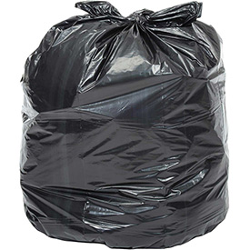 Heavy Duty Black Trash Bags, 7-10 gal, 0.9 Mil - 500 Per Case