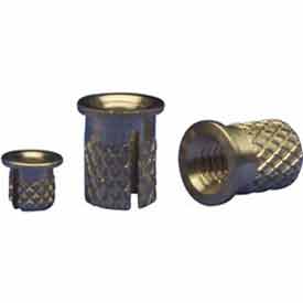 Flanged Press Insert - Stainless Steel - 10-32 Size - Durable Design