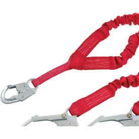 Picture of DB Industries B1346161 Pro Stretch Shock Absorbing Lanyard&#44; 6 ft.&#44; 130-310 lbs - Red