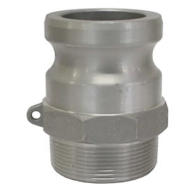 Aluminum Camlock Fitting - Male Coupler x MPT Thread - 1in. - Lightweight & Durable