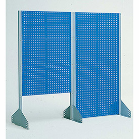 Picture of Bott B2178503 Freestanding Toolboard&#44; Double-Sided Perfo Panel&#44; 39 in. - 8 Panel - Add-On&#44; Blue
