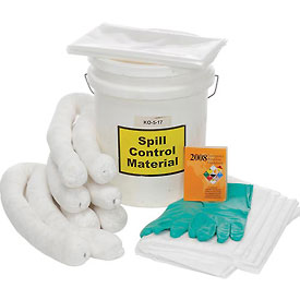 Spill Response Kit Petroleum Kit, 5 gal