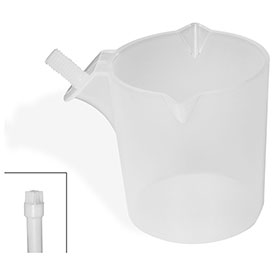 B2140652 16 oz Replacement Screw-On Cup for Economy Dipper, White