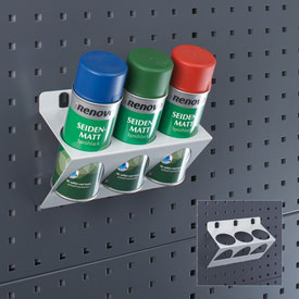 Picture of Bott B2178553 3 Position Aerosol Can Holder for Perfo Panels&#44; 9 in.&#44; White