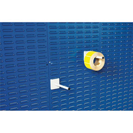 Picture of Bott B2178552 Tubular Spigot for Louvered Panels&#44; 0.63 in. Dia.&#44; 6 in.&#44; White
